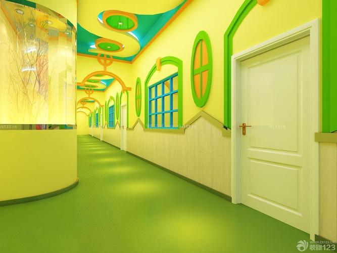 幼儿园走廊可以设计什么风格