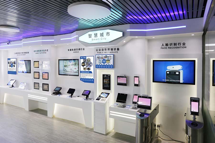 广州led智能展厅装修的相关图片