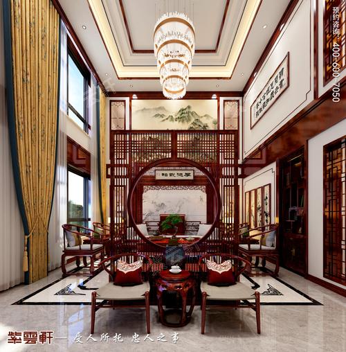 广州中国风装修别墅设计的相关图片