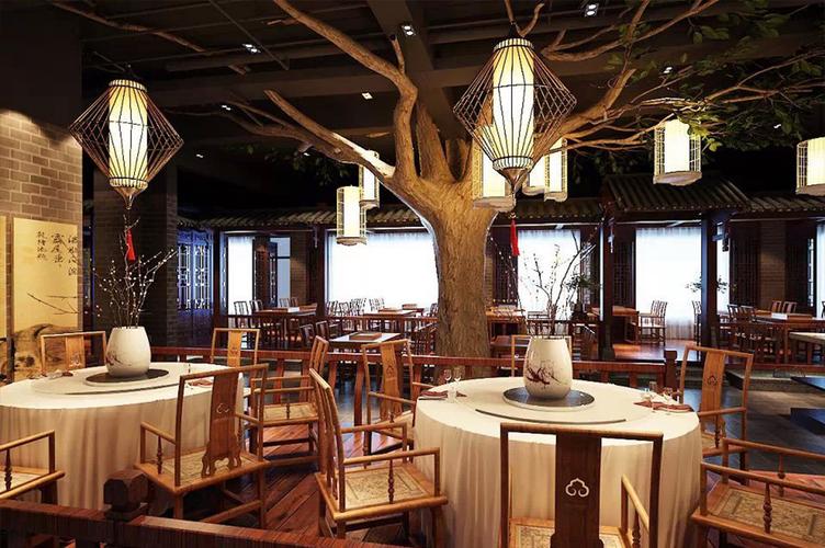 广州古典风格餐馆装修工程的相关图片