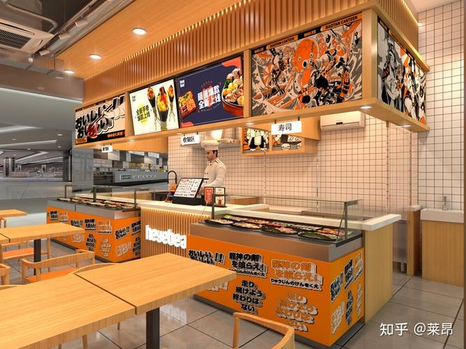 广州寿司店铺装修效果图的相关图片