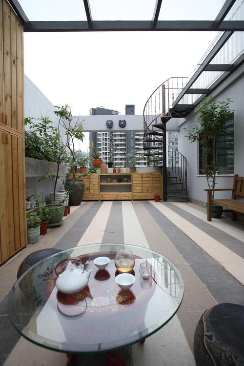 广州屋顶庭院装修效果图的相关图片
