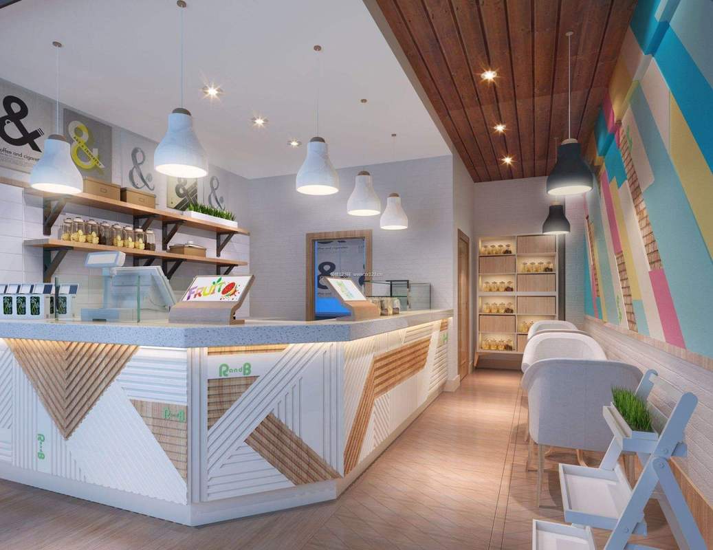 广州房屋改造奶茶店装修的相关图片