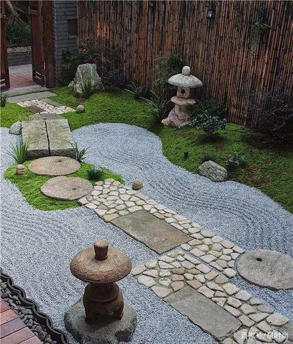 广州日式风格庭院花园装修的相关图片