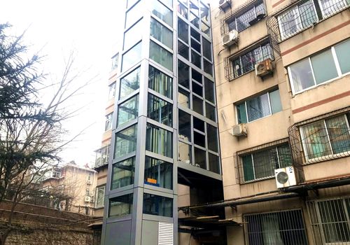 广州旧楼电梯装修的相关图片