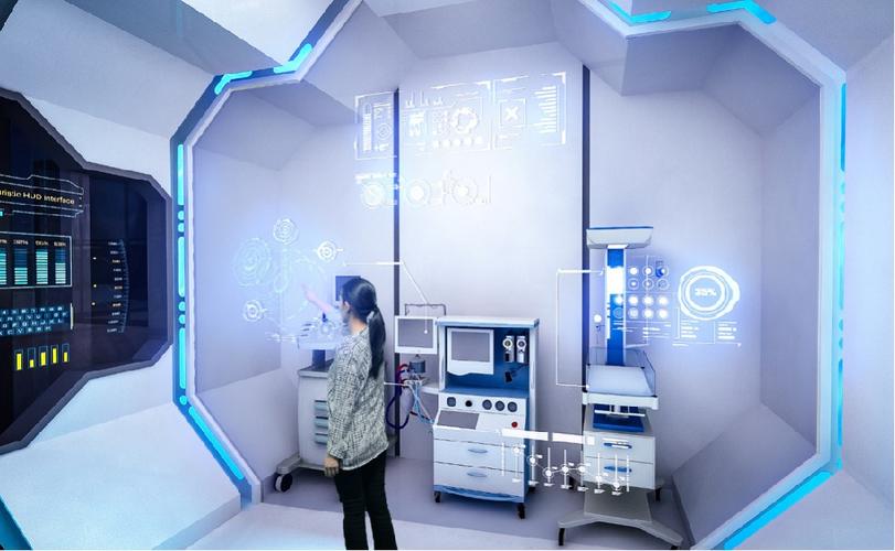 广州智慧医疗展厅装修设计的相关图片
