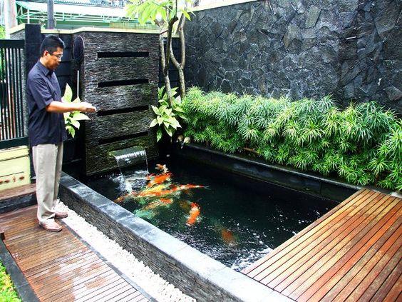 广州私家花园设计鱼池装修的相关图片